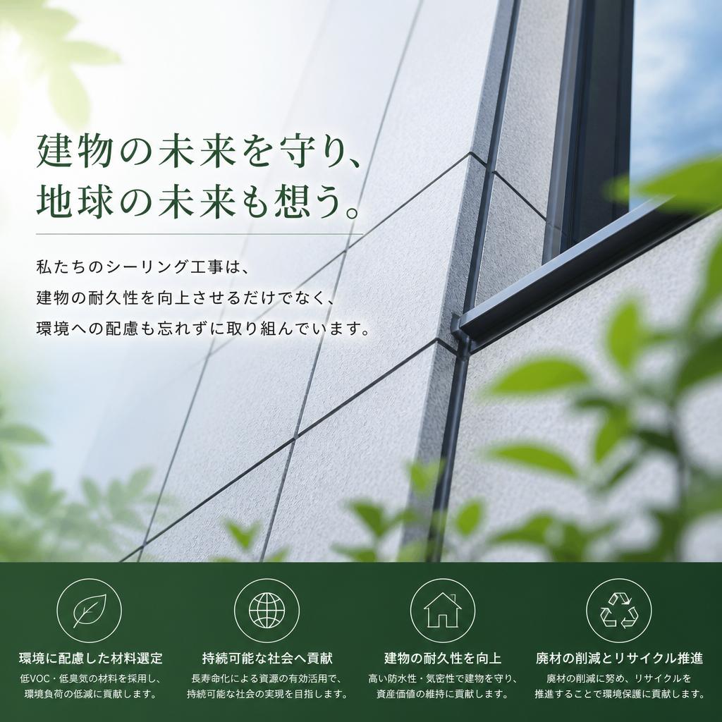 耐久性を重視したシーリング工事