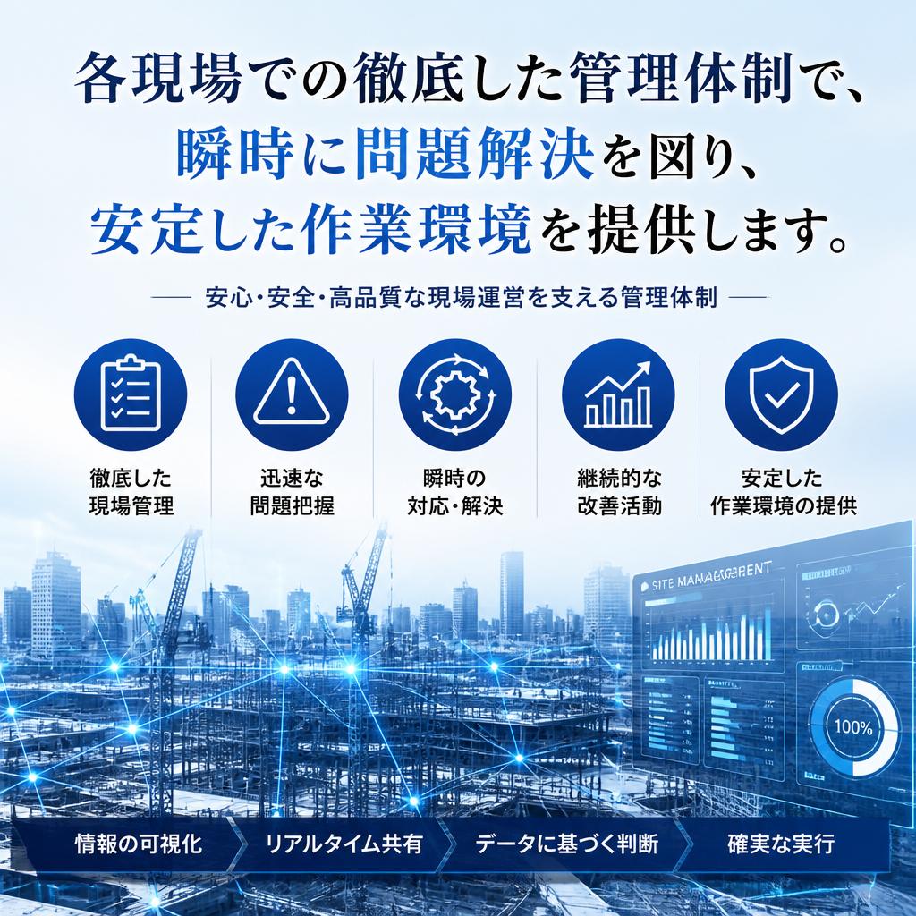 現場管理とフォローアップ